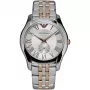 ARMANI AR1824 naisten ruostumaton teräs kvartsikello 32 mm hopea