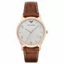 ARMANI AR1866 miesten Renato kvartsianalogikello 40 mm ruostumaton teräs musta kellotaulu