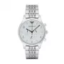ARMANI AR1879 miesten analoginen kvartsikello 43 mm ruostumaton teräskotelo musta nahkaranneke