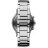 ARMANI AR2434 miesten kronografikello sinisellä kellotaululla ja teräsrannekkeella 43 mm