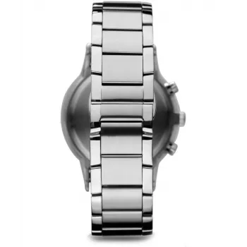 ARMANI AR2434 miesten kronografikello sinisellä kellotaululla ja teräsrannekkeella 43 mm