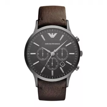 ARMANI AR2462 miesten kronografi 46mm ruostumaton teräs sininen kellotaulu