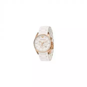 ARMANI AR5919 miesten kronografikello ruostumaton teräs 43mm musta kellotaulu