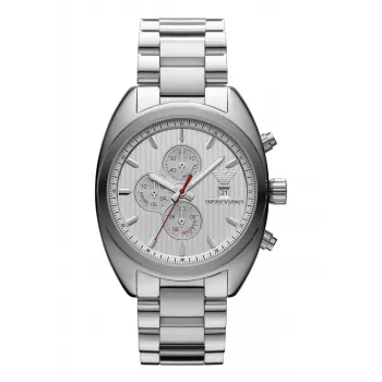 Armani AR5958 miesten kvartsi analoginen kello 42 mm musta ruostumaton teräs
