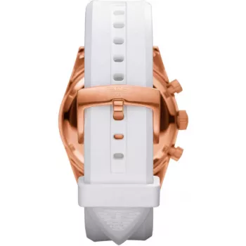 ARMANI AR5979 unisex kvartsikronografikello 43 mm ruostumaton teräs musta kellotaulu