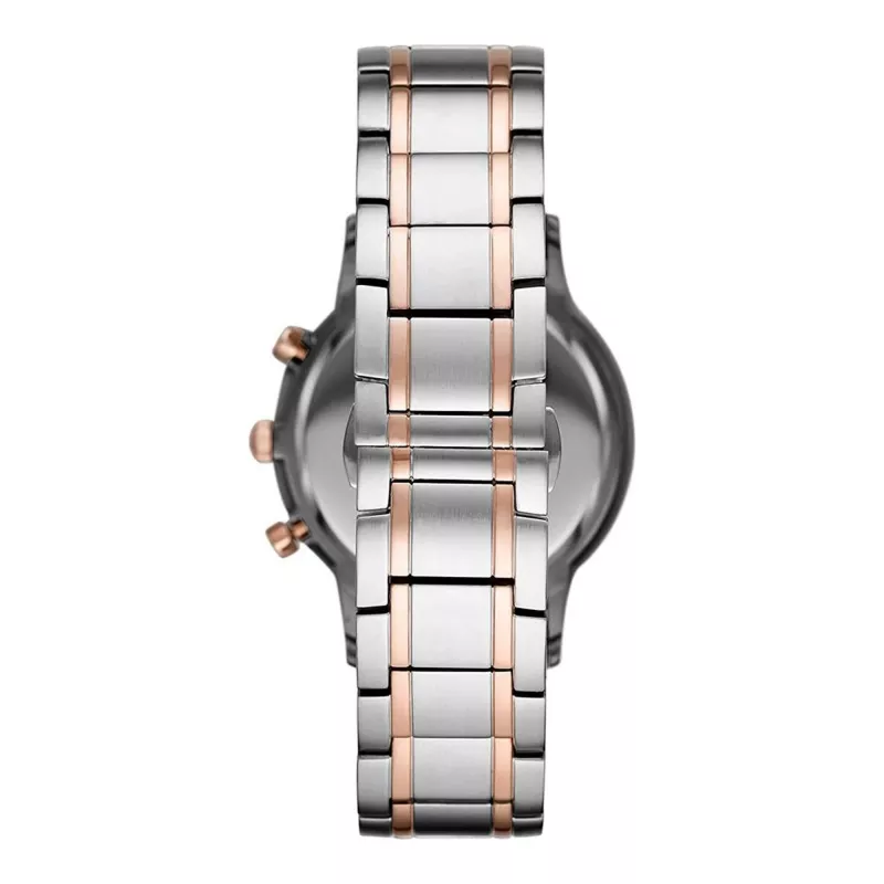 ARMANI AR80025 miesten kvartsikronografi kello 43mm ruostumaton teräs sininen kellotaulu