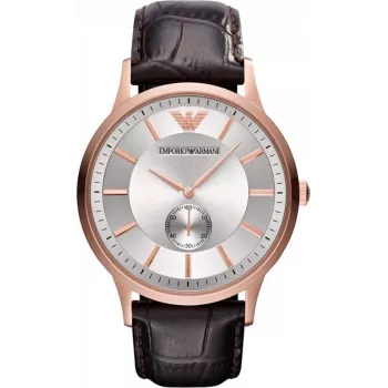 Armani AR9101L miesten kvartsirannekello 33 mm musta kellotaulu nahkaranneke