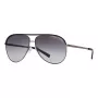 ARMANI EXCHANGE AX2002-60992V unisex-aurinkolasit - mattamusta metallikehys tummanharmaat peilatut hopealinssit
