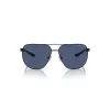 Armani Exchange AX2047S6003Z3 miesten suorakaiteen muotoiset aurinkolasit mattamusta tummanharmaa 63 mm