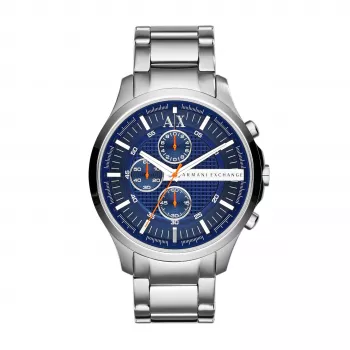 ARMANI EXCHANGE AX2155 miesten analoginen kvartsikello 46 mm ruostumaton teräs musta kellotaulu