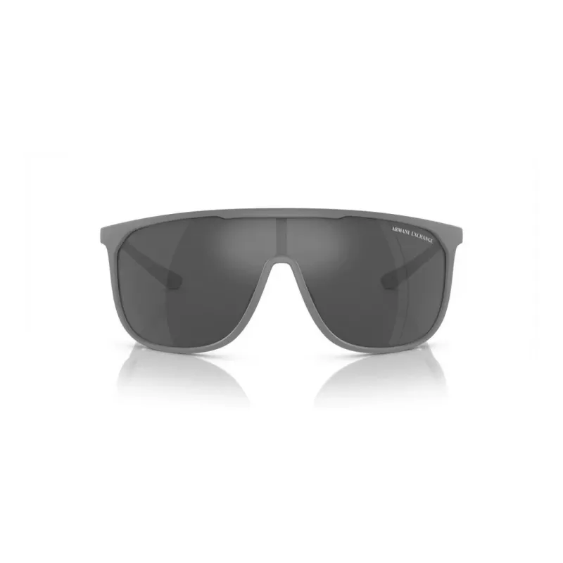 Armani Exchange AX4137SU81806 miesten kulmikkaat aurinkolasit - mattamusta kehys, tummanharmaat linssit