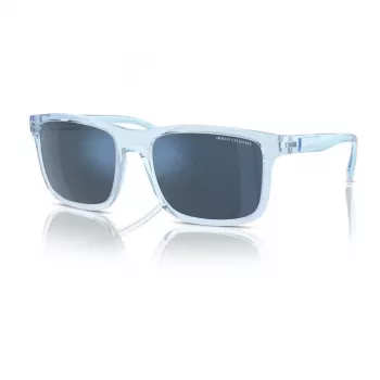 Armani Exchange AX4145S834555 miesten aurinkolasit - suorakaiteen muotoinen propionaattikehys - 57/19/145 mm