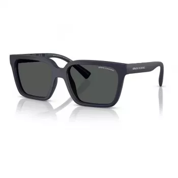 Armani Exchange AX4147S 610587 miesten aurinkolasit - mattamusta kehys, tummanharmaat linssit, 56 mm