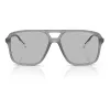 Armani Exchange AX4150SU83638 miesten aurinkolasit square mattamusta harmaa 59 mm