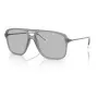Armani Exchange AX4150SU83638 miesten aurinkolasit square mattamusta harmaa 59 mm
