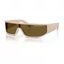 Armani Exchange AX4153SU83617 unisex-aurinkolasit - musta kehys, harmaat linssit, Shield/Mask, 140 mm lasin leveys