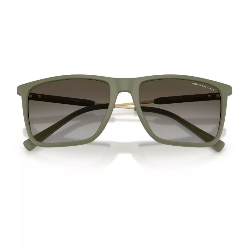Armani Exchange AX4160S838113 miesten aurinkolasit Havana ruskea liukuväri 57 mm