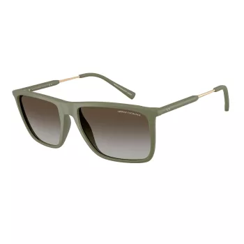 Armani Exchange AX4160S838113 miesten aurinkolasit Havana ruskea liukuväri 57 mm
