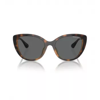 ARMANI EXCHANGE naisten aurinkolasit AX4111SU82138 - läpinäkyvä harmaa kehys, harmaaksi liukuvat linssit, 54/18/140 mm
