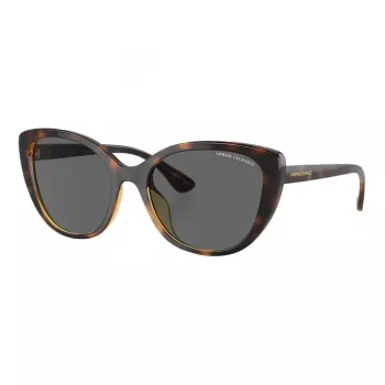 ARMANI EXCHANGE naisten aurinkolasit AX4111SU82138 - läpinäkyvä harmaa kehys, harmaaksi liukuvat linssit, 54/18/140 mm