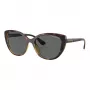 ARMANI EXCHANGE naisten aurinkolasit AX4111SU82138 - läpinäkyvä harmaa kehys, harmaaksi liukuvat linssit, 54/18/140 mm