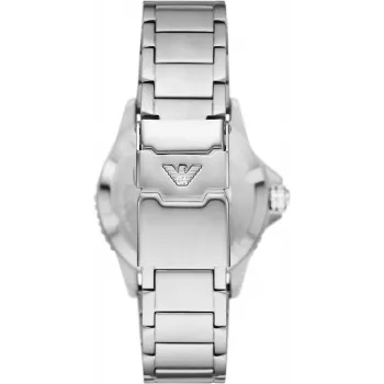 ARMANI Man AR11589 miesten analoginen kvartsikello 42mm sininen kellotaulu hopea ruostumaton teräs