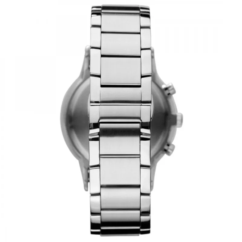 Armani miesten kronografi AR11164, 43 mm, ruostumaton teräs, musta kellotaulu