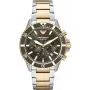 Armani miesten kello AR11361 42 mm ruostumaton teräs mesh musta kellotaulu kronografi