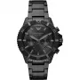 ARMANI miesten kronografi AR11363 ruostumaton teräs kello 43mm musta kellotaulu