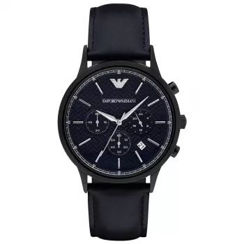 ARMANI miesten kronografi-kello AR2481 43mm ruostumaton teräs sininen kellotaulu