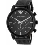 ARMANI miesten Classic AR1968 kvartsikello 46mm ruostumaton teräs sininen kellotaulu