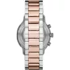 Armani miesten Luigi kvartsikello AR11209 43mm ruostumaton teräs musta kellotaulu