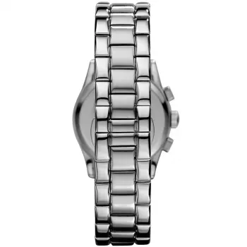 ARMANI naisten AR0674 kvartsi analoginen kello 35 mm ruostumaton teräs hopea