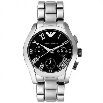 ARMANI naisten AR0674 kvartsi analoginen kello 35 mm ruostumaton teräs hopea
