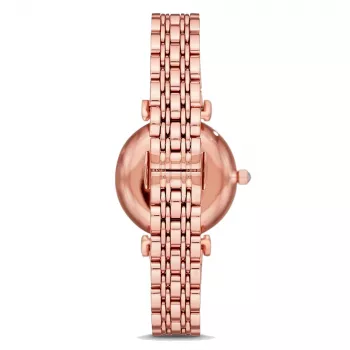 ARMANI naisten AR11267 kvartsi analoginen kello 32 mm ruostumaton teräs hopea