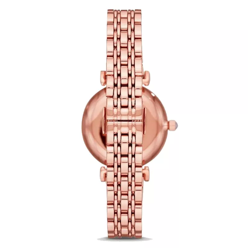 ARMANI naisten AR11267 kvartsi analoginen kello 32 mm ruostumaton teräs hopea