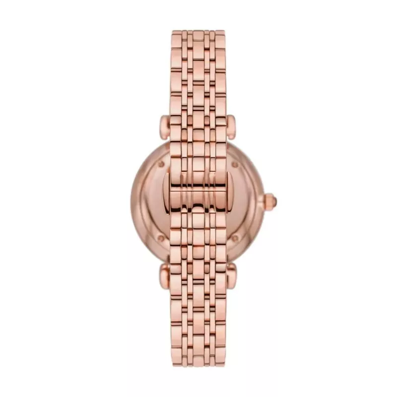 ARMANI naisten AR11423 kvartsi analoginen kello 32mm ruostumaton teräs hopea