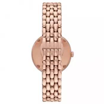 ARMANI naisten AR11462 kvartsi analoginen kello 32 mm ruostumaton teräs hopea