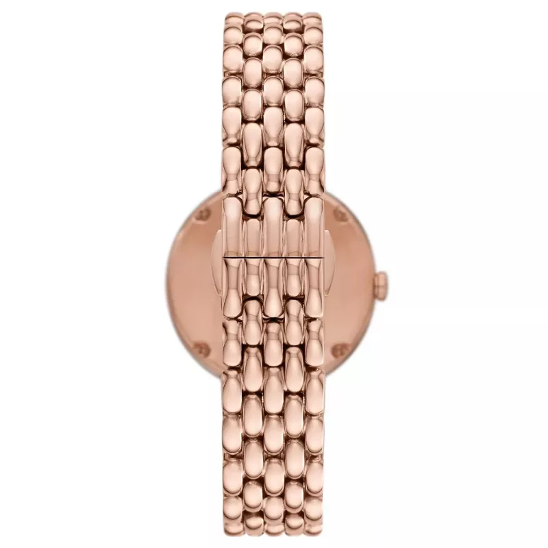 ARMANI naisten AR11462 kvartsi analoginen kello 32 mm ruostumaton teräs hopea