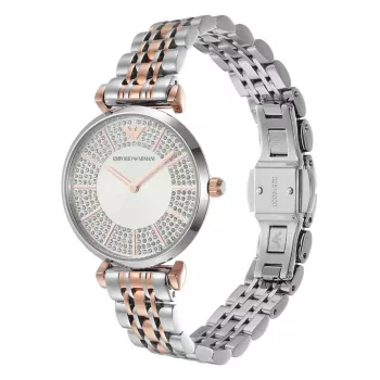 ARMANI naisten kello AR11537 32mm ruostumaton teräs hopeinen kellotaulu