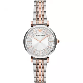 ARMANI naisten kello AR11537 32mm ruostumaton teräs hopeinen kellotaulu