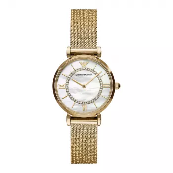 ARMANI naisten kello AR11321 32 mm ruostumaton teräs hopeinen kellotaulu