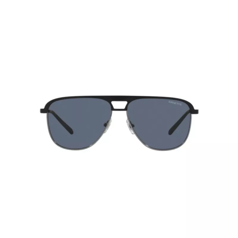 ARNETTE AN3082-733-55 miesten suorakaiteen muotoiset aurinkolasit mattamusta harmaa 57 mm