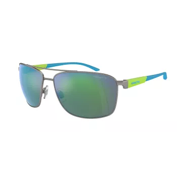 ARNETTE AN3089-745-8N miesten suorakaiteen muotoiset aurinkolasit mattamusta tummanharmaa 65 mm