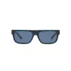 ARNETTE AN4278-120280 miesten aurinkolasit, mattamusta kehys, harmaat linssit, 55 mm