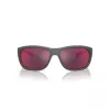 ARNETTE AN4337-28706Q miesten suorakaiteen muotoiset aurinkolasit mattamusta harmaa peilipinnoitettu 63 mm