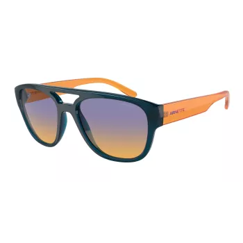 ARNETTE miesten aurinkolasit AN4327-29012H suorakaiteen muotoinen mattamusta kehys harmaat polarisoidut linssit 56 mm