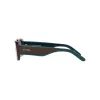 ARNETTE unisex-aurinkolasit AN431812382W5, mattamusta, tummanharmaa, peilattu hopea 53 mm