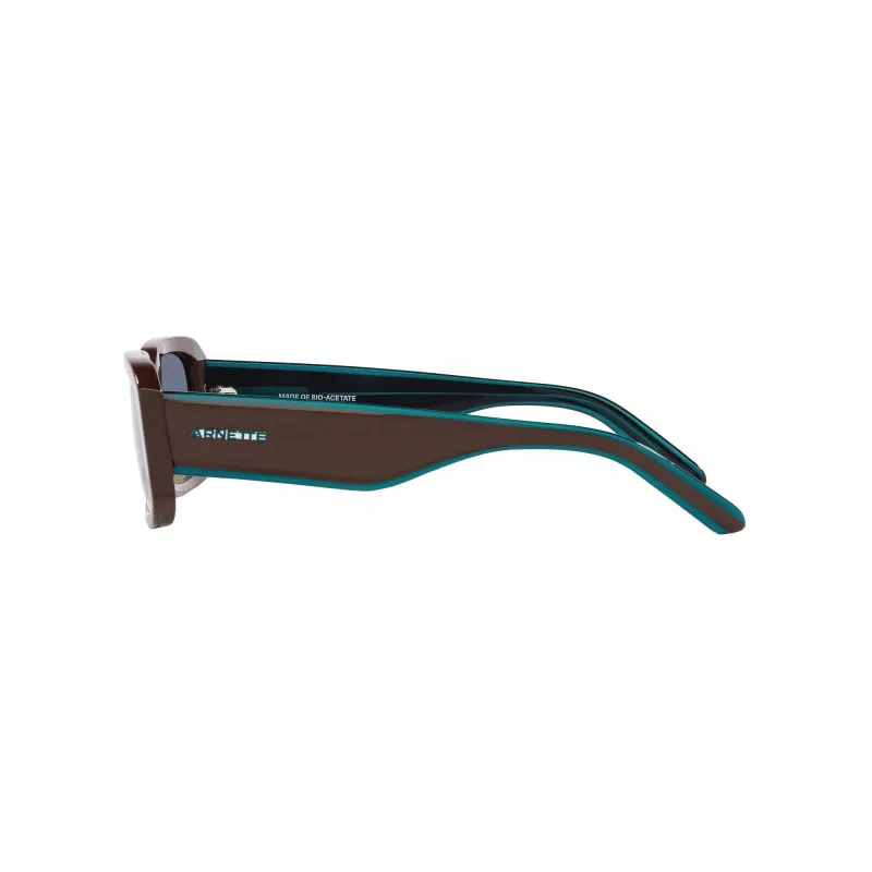 ARNETTE unisex-aurinkolasit AN431812382W5, mattamusta, tummanharmaa, peilattu hopea 53 mm