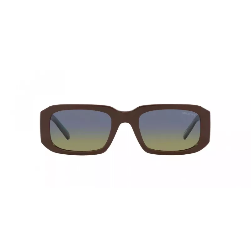 ARNETTE unisex-aurinkolasit AN431812382W5, mattamusta, tummanharmaa, peilattu hopea 53 mm